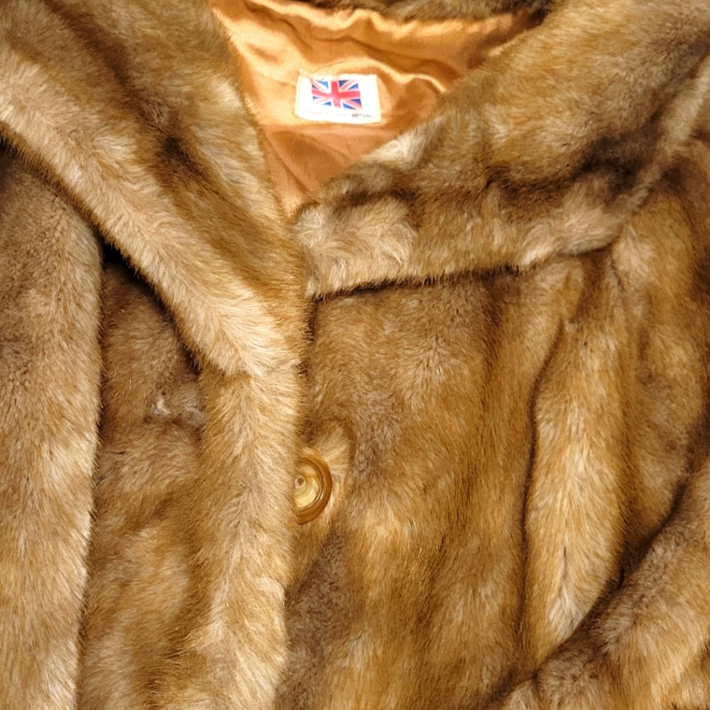 ❤ TISSAVEL FRANCE VINTAGE FUR COAT SIZE XL